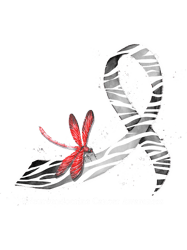 Dragonfly Zebra Ribbon Neuroendocrine Cancer Awareness
