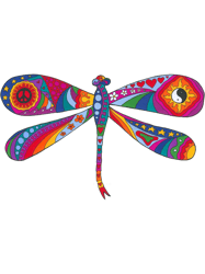 Psychedelic Dragonfly