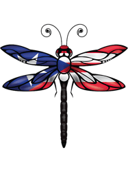 Puerto rico Dragonfly Flag