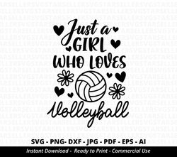 just a girl who loves volleyball svg,volleyball mama svg,fan shirt svg,volleyball fan svg, volleyball quotes svg,cricut
