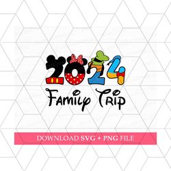 2024 Family Trip Svg, Family Vacation Svg, Magical Kingdom Svg
