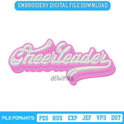 Cheer Machine Embroidery Design, Cheer Leader Embroidery Des, 72