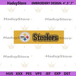 Pittsburgh Steelers NFL Embroidery, NFL Steelers Football Embroidery Designs