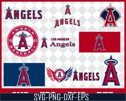 Los Angeles Angels bundle svg, Los Angeles Angels svg, Angels svg, Angels svg for cut, png, dxf, eps digital file MBL300