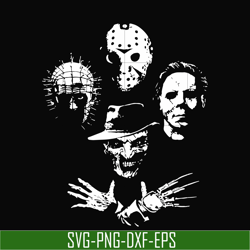 Scary Friends Horror svg, Halloween svg, png, dxf, eps digital file HLW2307207