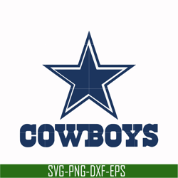 Dallas cowboys logo svg, cowboys svg, Nfl svg, png, dxf, eps digital file NFL05102026L