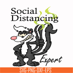 Social distancing expert svg, png, dxf, eps digital file TD29072013