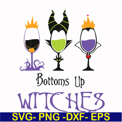 Bottoms up Witches svg, png, dxf, eps file FN00056