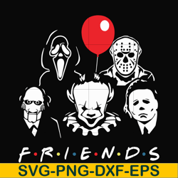 Friends svg, png, dxf, eps digital file HLW0082