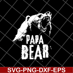 papa bear svg, png, dxf, eps digital file FTD24052105