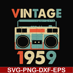 Vintage November 1959 svg, png, dxf, eps digital file NBD0001