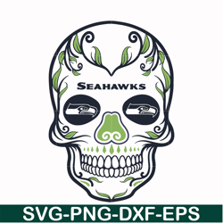 Seahawks skull, svg, png, dxf, eps file NFL0000131