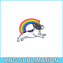 French Bulldog Unicorn PNG, Frenchie Dog Lover PNG, French Dog Artwork PNG