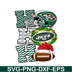 Hohoho Jets PNG, Christmas NFL Team PNG, National Football League PNG
