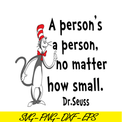 A Person Quote SVG, Dr Seuss SVG, Dr Seuss Quotes SVG DS2051223299