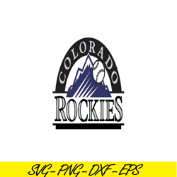 Colorado Rockies Logo SVG PNG DXF EPS AI, Major League Baseball SVG, MLB Lovers SVG MLB01122342