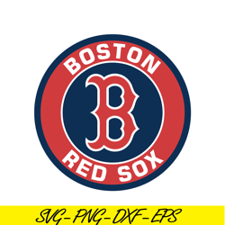Boston Red Sox The Red Logo SVG PNG DXF EPS AI, Major League Baseball SVG, MLB Lovers SVG MLB30112343