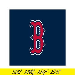 Boston Red Sox The B Flag SVG PNG DXF EPS AI, Major League Baseball SVG, MLB Lovers SVG MLB30112347