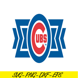 Chicago Cubs SVG PNG DXF EPS AI, Major League Baseball SVG, MLB Lovers SVG MLB30112358