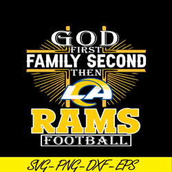 God Family Second Rams PNG, Football Team PNG, NFL Lovers PNG NFL229112325