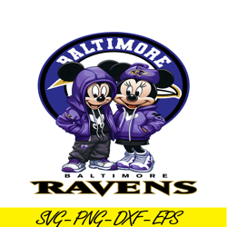 Mickey Baltimore Ravens PNG, Football Team PNG, NFL PNG