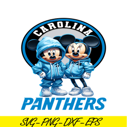 Mickey Carolina Panthers PNG, Football Team PNG, NFL PNG