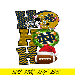 Notre Dame Fighting Irish PNG Merry Christmas Football PNG NFL PNG