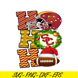 USC Trojans PNG Merry Christmas Football PNG NFL PNG