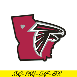 Atlanta Falcons IconSVG PNG EPS, NFL Team SVG, National Football League SVG