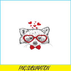 Racoon Sunglasses PNG, Funny Valentine PNG, Valentine Holidays PNG