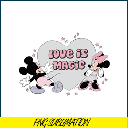 Love Is Magic Mickey PNG