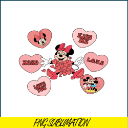 Happy Valentine's Minnie PNG