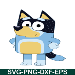 Bluey Bandit SVG PDF PNG Bluey Character SVG Bluey Cartoon SVG