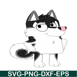 Bluey Wolf Style SVG PNG PDF Bluey Character SVG Bluey SVG