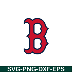 Boston Red Sox The Red B SVG PNG DXF EPS AI, Major League Baseball SVG, MLB Lovers SVG MLB30112342