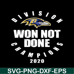 Division Won Not Done Champions 2020 SVG PNG DXF EPS, USA Football SVG, NFL Lovers SVG