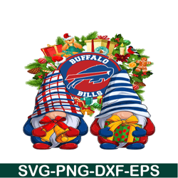 Gnome Buffalo Bills PNG, Christmas Football PNG, National Football League PNG
