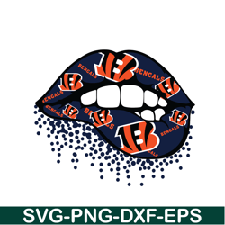 Sexy Lips Bengals SVG PNG, National Football League SVG, NFL Lover SVG