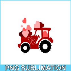 Hearts Truck PNG, Sweet Valentine PNG, Valentine Holidays PNG