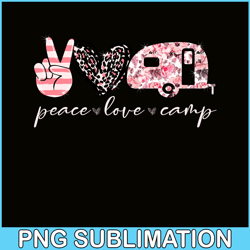 Peace Love Camp PNG Leopard Camping PNG Camping Lover PNG
