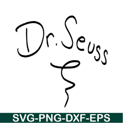 Dr Seuss Simple Text SVG, Dr Seuss SVG, Cat in the Hat SVG DS104122324