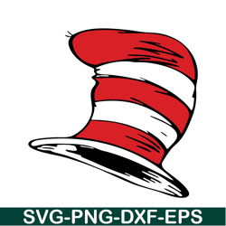 Dr Seuss The Hat SVG, Dr Seuss SVG, Cat in the Hat SVG DS104122353