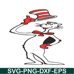 The White Cat SVG, Dr Seuss SVG, Cat In The Hat SVG DS205122397