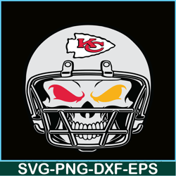 Scary Skull Cap Kansas City SVG PNG DXF, Kelce Bowl SVG, Patrick Mahomes SVG
