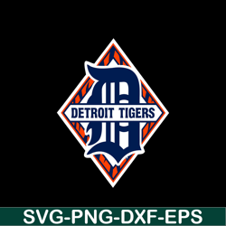 Detroit Tigers The Diamond Shape Logo SVG, Major League Baseball SVG, MLB Lovers SVG MLB01122360