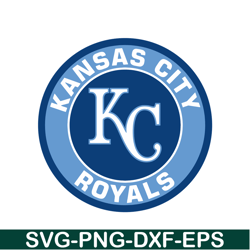 Kansas City Royals Blue Logo SVG, Major League Baseball SVG, MLB Lovers SVG MLB01122385