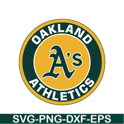 Oakland Athletics The Logo SVG, Major League Baseball SVG, Baseball SVG MLB204122343