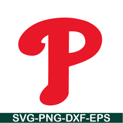 Philadelphia Phillies The P Letter SVG, Major League Baseball SVG, Baseball SVG MLB204122355