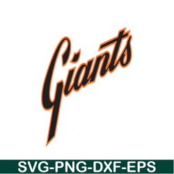 Giants The Font SVG, Major League Baseball SVG, Baseball SVG MLB204122389