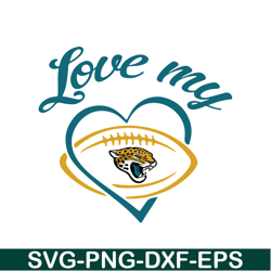 Love My Jaguars SVG PNG EPS, American Football SVG, National Football League SVG